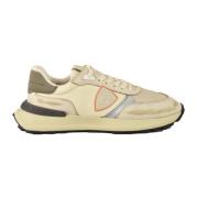 Stijlvolle Sneakers met Rubberen Zool Philippe Model , Beige , Heren