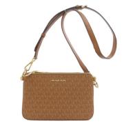 Pre-owned Canvas shoulder-bags Michael Kors Pre-owned , Brown , Dames