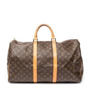 Pre-owned Canvas travel-bags Louis Vuitton Vintage , Brown , Dames