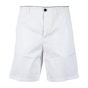 Katoenen Bermuda Shorts Department Five , White , Heren