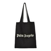 Wollen Schoudertas Palm Angels , Black , Heren