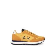 Gele Sneakers met Katoenmix Sun68 , Yellow , Heren