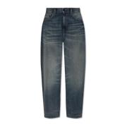 Jeans met logo Carhartt Wip , Blue , Dames