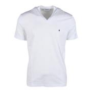 Katoenen T-shirt Dondup , White , Heren