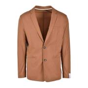 Bruine Blazer voor Heren Paolo Pecora , Brown , Heren