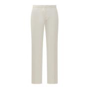 Pantalone Hoge Taille Broek Fabiana Filippi , White , Dames