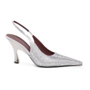 Zilveren Patentleren Platte Schoenen Stella McCartney , Gray , Dames