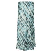 All-Over-Print Rock Stijl Comma , Blue , Dames