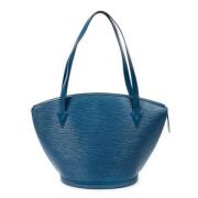 Pre-owned Leather louis-vuitton-bags Louis Vuitton Vintage , Blue , Da...