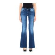 Flared Beat Jeans voor vrouwen Liu Jo , Blue , Dames