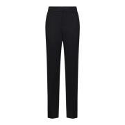 Zwarte Op Maat Gemaakte Wollen Broek Brunello Cucinelli , Black , Dame...