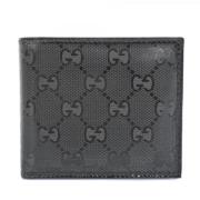 Pre-owned Plastic wallets Gucci Vintage , Black , Heren