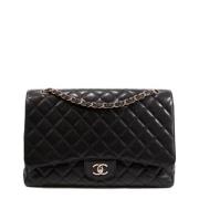 Pre-owned Fabric chanel-bags Chanel Vintage , Black , Dames