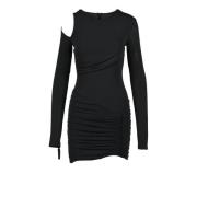 Damesjurk in Viscose Elastaan Pinko , Black , Dames