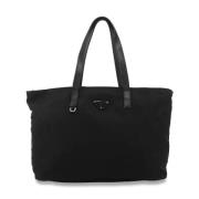 Pre-owned Nylon shoulder-bags Prada Vintage , Black , Dames