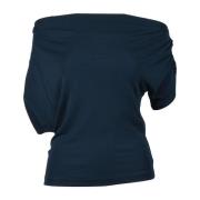 Viscose Top Alpha Studio , Blue , Dames