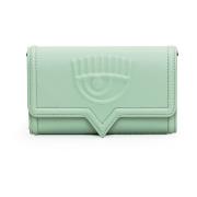 Wallets Cardholders Chiara Ferragni Collection , Green , Dames