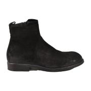 Leren schoenen met rubberen zool Moma , Black , Heren