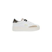 Big Katy Leren Sneakers Sun68 , White , Dames