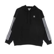 Zwarte Hoodie met Kangoeroezak Adidas , Black , Dames