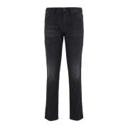 Lage taille vijf-pocket jeans Emporio Armani , Gray , Heren