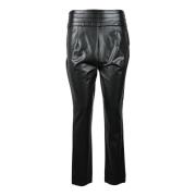 Nep Leren Broek Guess , Black , Dames