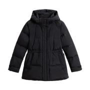 Zwarte Winterjassen Woolrich , Black , Dames