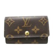 Pre-owned Fabric key-holders Louis Vuitton Vintage , Brown , Dames