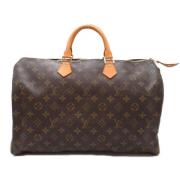 Pre-owned Canvas handbags Louis Vuitton Vintage , Brown , Dames