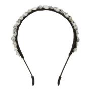 Kristalversierde Haarband Accessoires Max Mara Weekend , Gray , Dames