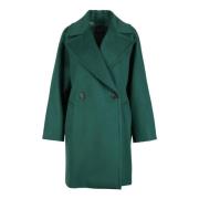 Zuivere wollen jas Max Mara Weekend , Green , Dames