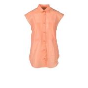 Katoenen Blouse Tela , Orange , Dames