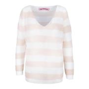 Zachte Gebreide Trui Pink Memories , Beige , Dames