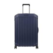 Blauwe Accessoires Trolley met TSA-slot Piquadro , Blue , Heren