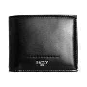 Klassieke Leren Portemonnee Bally , Black , Heren