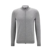 Grijze Balonso Wol Vest Hugo Boss , Gray , Heren