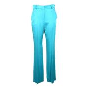 Elegante Acryl Viscose Broek Nina Ricci , Blue , Dames