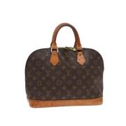 Pre-owned Canvas handbags Louis Vuitton Vintage , Brown , Dames