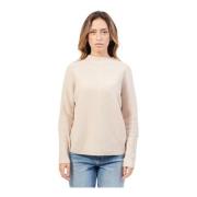 Beige Geribbelde Trui voor Alle Gelegenheden Gerry Weber , Beige , Dam...