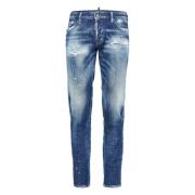 Klassieke Denim Jeans voor dagelijks gebruik Dsquared2 , Blue , Dames