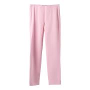 Luxe Superstretch Techno Katoenen Broek Seductive , Pink , Dames