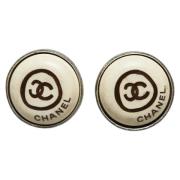 Pre-owned Metal chanel-jewelry Chanel Vintage , Gray , Dames