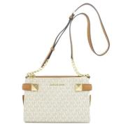 Pre-owned Canvas shoulder-bags Michael Kors Pre-owned , White , Dames