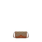 Hemel Schoudertas in Lauretos Jacquard MCM , Beige , Dames