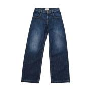 Donker Indigo Denim Jeans Super Fitted Cycle , Blue , Dames