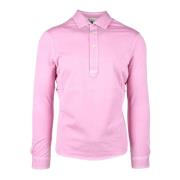 Katoenen Polo Shirt Filippo De Laurentiis , Pink , Heren