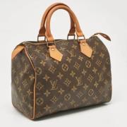 Pre-owned Canvas louis-vuitton-bags Louis Vuitton Vintage , Brown , Da...