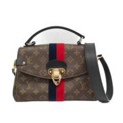 Pre-owned Leather louis-vuitton-bags Louis Vuitton Vintage , Brown , D...