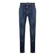 Klassieke Denim Jeans voor dagelijks gebruik Dsquared2 , Blue , Heren