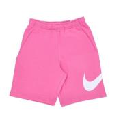 Fleece Shorts met trekkoord Nike , Pink , Heren